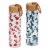 Tabletops Unlimited Gallery Americana Glass Water Bottle - Assorted Red/Blue Floral Perspective: front
