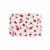 Tabletops Unlimited Gallery Americana Melamine Serve Tray - Red Floral Perspective: front