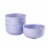 Tabletops Unlimited Gallery Recycled Plastic Cereal Bowls - Lilac Perspective: front