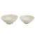 Infuse 2-Piece Nested Melamine Bowl Set - Ivory Perspective: front