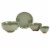 Infuse 4-Piece Dining Set - Green Perspective: front