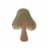 Tabletops Unlimited Green Mushroom Spoon Rest Perspective: front
