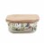 Tabletops Unlimited Enchanted Forest Glass Food Storage Perspective: front