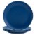 Smart Planet Navy Bamboo Fiber Dinner Plates Perspective: front