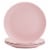 Smart Planet Pink Bamboo Fiber Plates Perspective: front