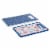 Tabletops Unlimited Smart Planet Plastic Cutting Board Set - Blue Floral/Strawberry Floral Perspective: front