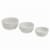 Tabletops Unlimited Mason Craft and More Stoneware Cafe Tidbit Bowl Set - White Perspective: front