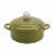 Tabletops Gallery Pumpkin Covered Baker - Green Perspective: front