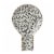 Tabletops Gallery Stoneware Spoon Rest - Dots Perspective: front