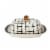 Tabletops Gallery Stoneware Butter Dish - Grid Perspective: front