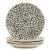 Tabletops Gallery Appetizer Plate Set - Dots Perspective: front