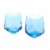 Tabletops Gallery Facet DOF Glass Set – Blue Perspective: front
