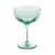 Tabletops Unlimited Coupe Glass Set - Green Perspective: front