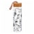 Tabletops Gallery 23 Oz Glass Water Bottle - Cats Perspective: front