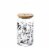 Tabletops Gallery 15.2 Oz Soda Can Glass Sipper - Clear/Cats Perspective: front