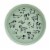 Smart Planet Recycled Plastic Salad Plate – Dogs Perspective: front