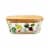 Tabletops Gallery Glass Food Storage with Wood Lid Perspective: front
