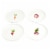 Tabletops Gallery Ceramic Appetizer Plate Set Perspective: front