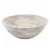 Tabletops Gallery White Washed Wood Serving Bowl Perspective: front