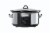 Crock-Pot® Silver/Black Programmable Slow Cooker Perspective: front