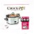 Crock-Pot® Manual Slow Cooker with Little Dipper Warmer Perspective: front