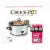 Crock-Pot® Manual Slow Cooker with Little Dipper® Warmer Perspective: front