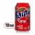 Fanta® Strawberry Caffeine Free Soda Can Perspective: front