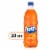 Fanta® Orange Caffeine Free Soda Bottle Perspective: front