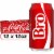Coca-Cola Original Taste Soda Cans Perspective: front