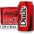 Coca-Cola Zero Sugar Soda Cans Perspective: front