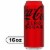 Coca-Cola Zero Sugar Soda Can Perspective: front