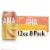AHA® Peach + Honey Sparkling Water Perspective: front
