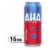 AHA® Blueberry Pomegranate Flavored Sparkling Water Can Perspective: front