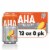 AHA® Mango and Black Tea Flavored Sparkling Water Cans Perspective: front