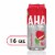 AHA® Fuji Apple and White Tea Flavored Sparkling Water Can Perspective: front