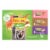 Purina Friskies Pate Wet Cat Food Variety Pack Salmon Dinner, Turkey & Giblets Dinner, Mixed Grilled Perspective: front
