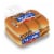 Ball Park® Tailgaters Brat XL Buns Perspective: front