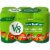 V8 Low Sodium Original 100% Vegetable Juice 5.5 fl oz Can (6 Pack) Perspective: front