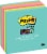 Post-it® Miami Collection Super Sticky Notes - 3 in x 3 in Perspective: front