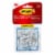 Command® Damage-Free Hanging Small Wire Hooks - Clear Perspective: front