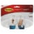 3M Command™ Bath Damage-Free Multi-Hook with Water Resistant Strip - White Perspective: front