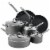 Circulon Elementum Hard-Anodized Nonstick Cookware Set - Gray Perspective: front