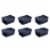 Rubbermaid Roughneck Storage Box with Lid - Indigo Perspective: front