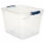 Rubbermaid Cleverstore Clear Tote Perspective: front