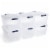 Rubbermaid® Cleverstore Plastic Storage Tote Containers with Lid Perspective: front