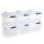 Rubbermaid® Cleverstore Plastic Storage Tote Containers with Lid Perspective: front