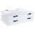 Rubbermaid Cleverstore 41 Quart Latching Stackable Storage Tote, Clear (4 Pack) Perspective: front