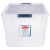 Rubbermaid® Cleverstore™ Latching Storage Tote Perspective: front