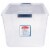 Rubbermaid® Cleverstore™ Latching Storage Tote Perspective: front