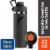 Gatorade® Graphite Screw Top Water Bottle Perspective: front